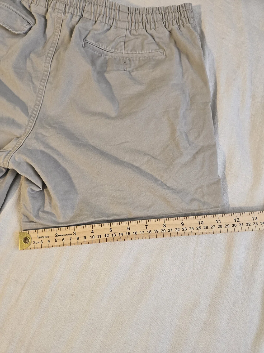 Polo by Ralph Lauren Khaki Elastic Drawstring Athletic Shorts